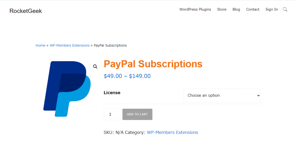 PayPal Subscriptions